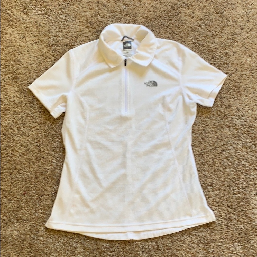 The North Face White Short Sleeve Shirt size M
